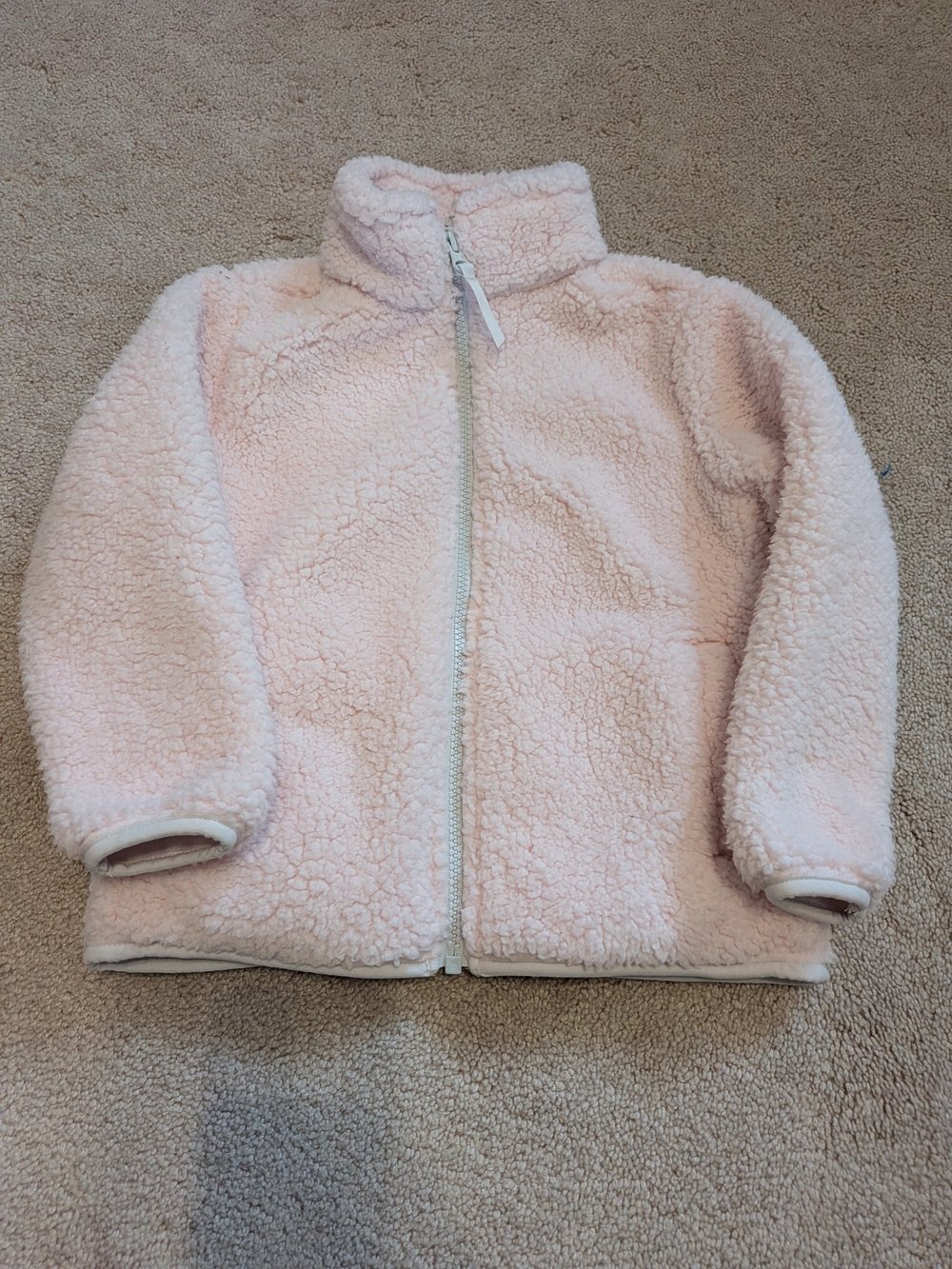 Amazon Essentials Kids Plush Sherpa Jacket - Light Pink